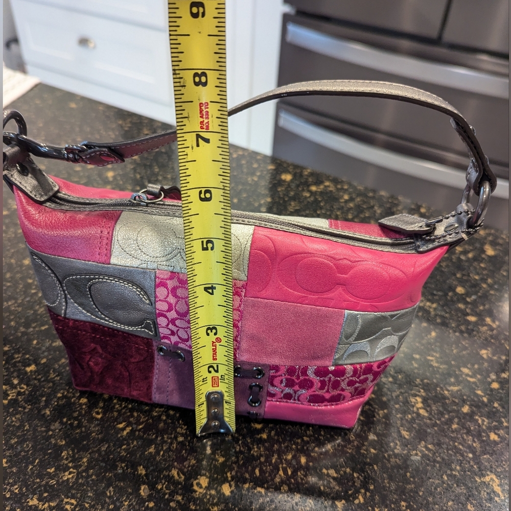 Y2K Pink Patchwork Demi Mini Shoulder Bag - Picture 10 of 10